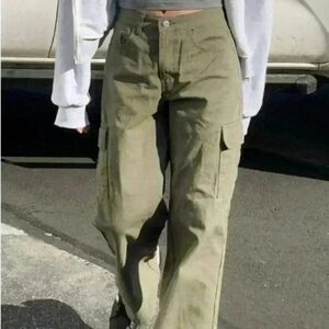 Olive Green Cargo Pants